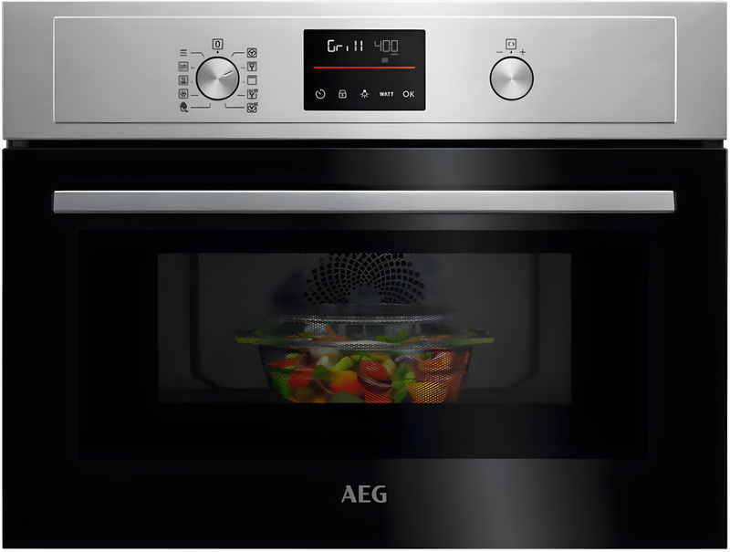 AEG KOX36506EM - Stainless Steel Built-In Combi Microwave - 41L - 1000W