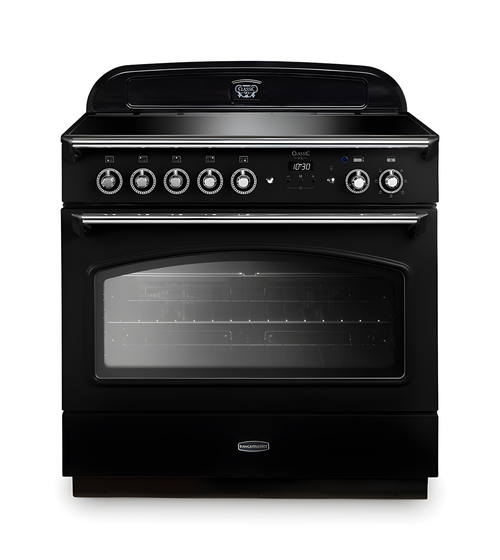 Rangemaster Classic FX 90 CLAS90FXEIBL/C - Black Range Cooker - Induction - 5 Zones - A Energy