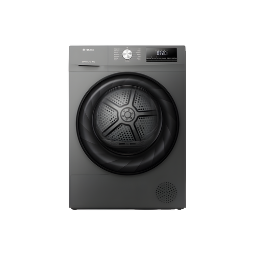 Teknix TKHP8HS - Titanium 8KG Heat Pump Tumble Dryer - A++ Energy