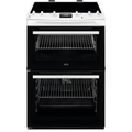 AEG CIX6540ACW - White Induction Electric Cooker with Double Oven - 77/39L Capacity - A Energy Rating