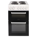Statesman TE050SPW - White Twin Cavity Electric Cooker - 4 Zones - 50 cm Wide