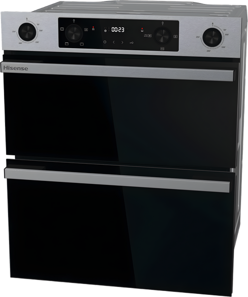 Hisense BUD714221CX - Stainless Steel Built-Under Double Oven - 92L Total Capacity - A Energy