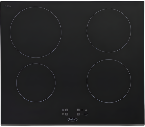 Belling IHT603 BLK - Black 4 Zone Induction Hob 7.2kw