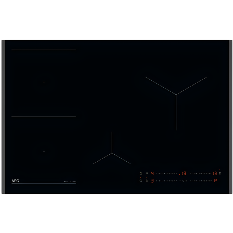 AEG TO84IB00FB - Black 78cm Induction Hob - 4 Cooking Zones
