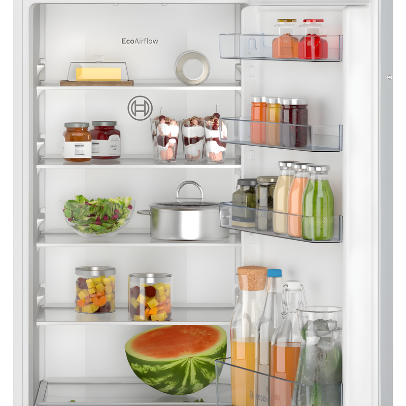 Bosch KIR41NSE0G - White Larder Auto Defrost Fridge - F energy