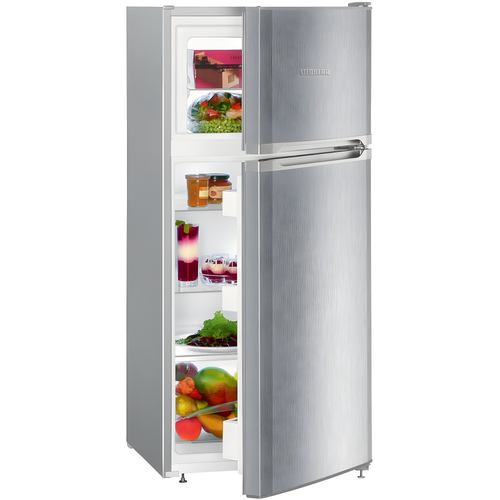 Liebherr CTELE2131 - Silver Freestanding 80/20 Fridge Freezer - E energy