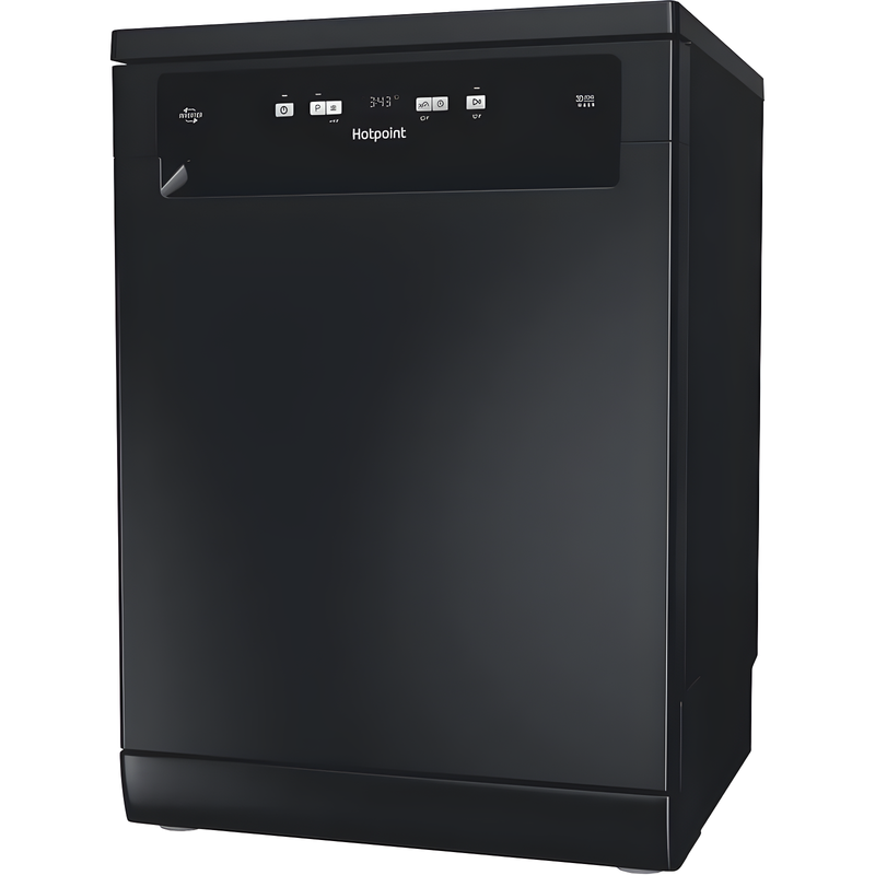 Hotpoint HP2FFC14BN6BUK - Black Freestanding Dishwasher - 14 Place Settings - C Energy