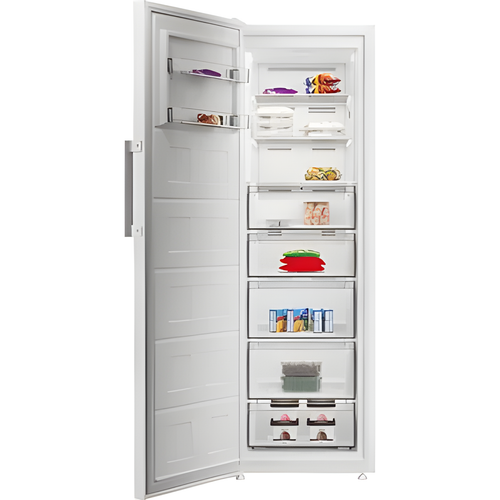 Indesit MFINF 1312 W4UK - White Tall Freezer - 286L - E Energy