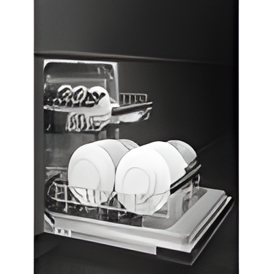 Smeg DI4522D - Black Fully Integrated Slimline Dishwasher - 9 Place Settings - D Energy