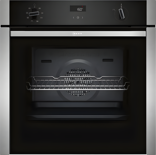 NEFF B4ACF1AN3B - Stainless Steel Single Oven - 71L Built-In - A+ Energy