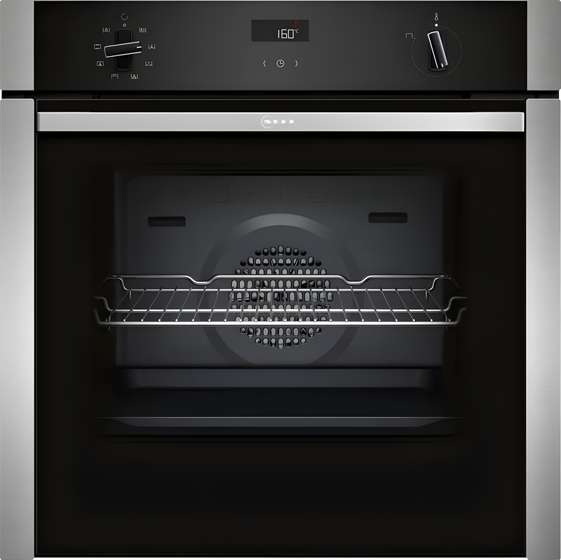 NEFF B4ACF1AN3B - Stainless Steel Single Oven - 71L Built-In - A+ Energy