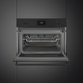 Smeg SO4301M0N - Matt Black Microwave with grill Oven - 40 litres - Built-in