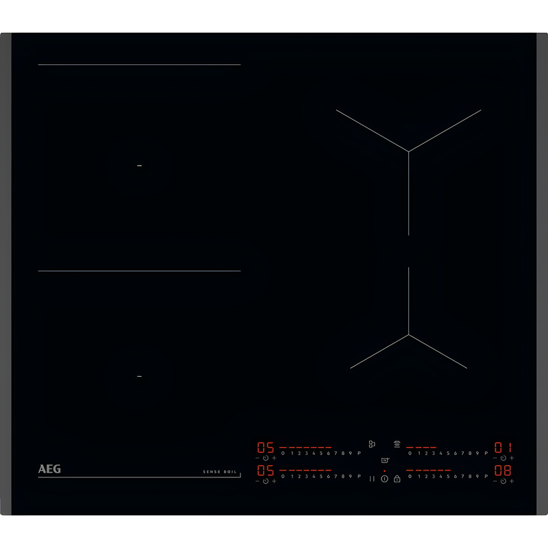 AEG TI64IB10FB - Black Induction Hob - 59cm - 4 Zones