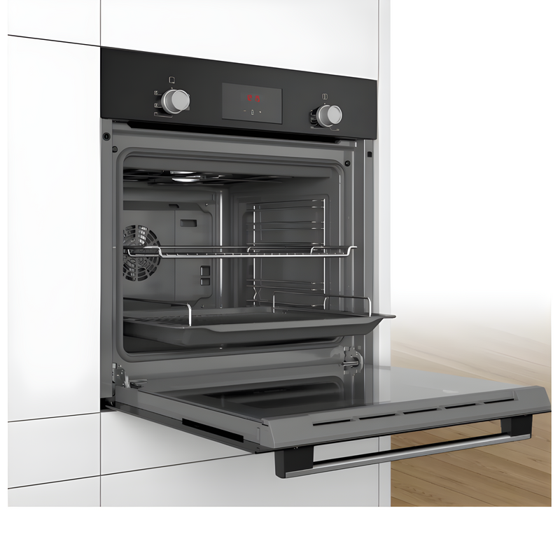 Bosch HHF113BA0B - Black Built in Electric Single Oven - A energy