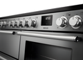 Rangemaster Nexus 110 NEXO110DFPCBL/CM1 - Charcoal Black Dual Fuel Range Cooker - 110cm - A Energy