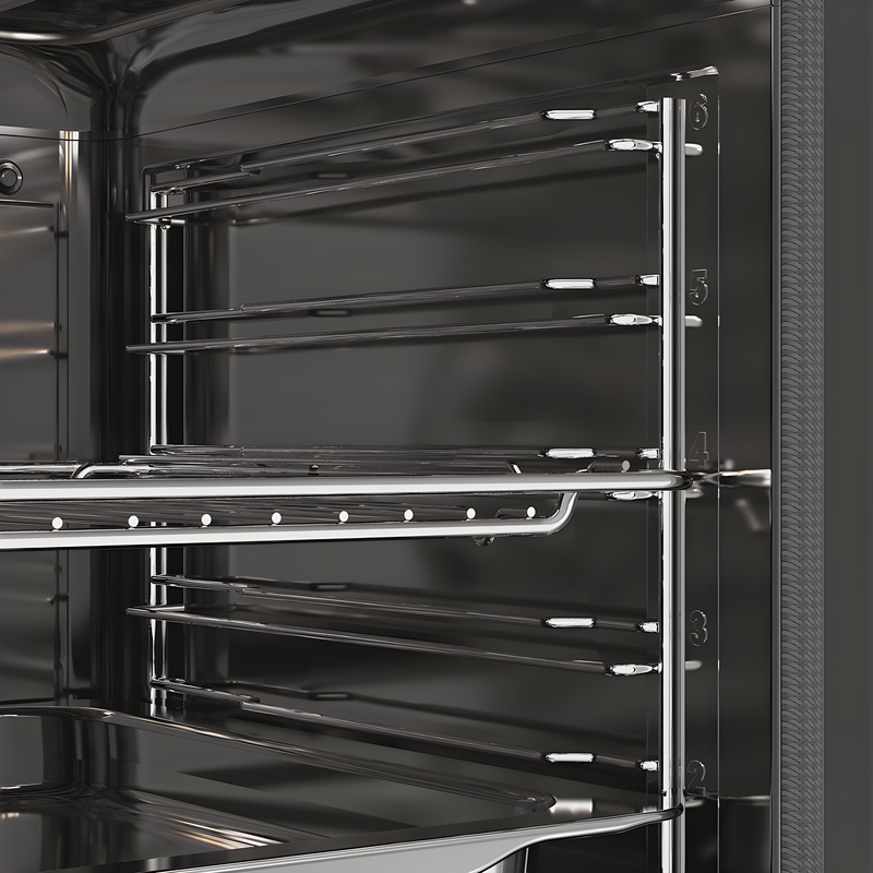 Hoover HO6 S5G3YTX - Black with Stainless Steel Single Oven - 78L - A++ Energy