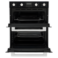 Belling BI703MFC BLK 444441630 - Black Built under Electric Double Oven - Catalytic cleaning - A/A energy