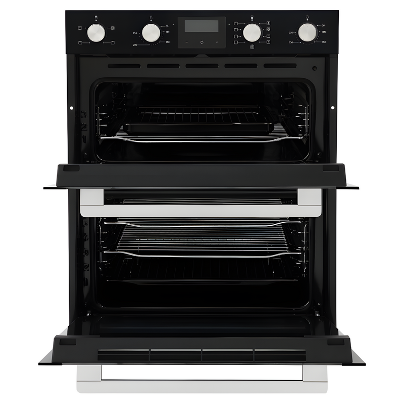 Belling BI703MFC BLK 444441630 - Black Built under Electric Double Oven - Catalytic cleaning - A/A energy