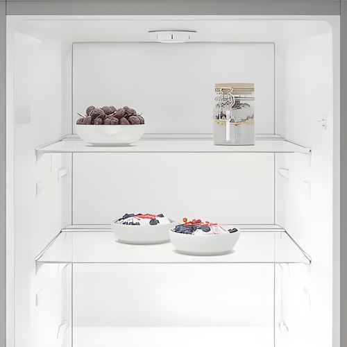 Indesit MLINS 1411 SEUK - Silver Tall Larder Fridge - 367L - Freestanding