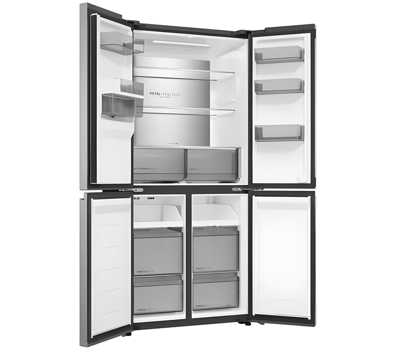 Haier HCR58S18CWMM - Inox American Fridge Freezer - 523 Litres - C Energy