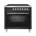 InAlto IR90DFSS - Black and Stainless Steel Range Cooker - 103L - Dual Fuel