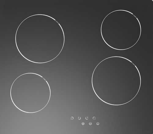 Cata UBTCC60LC.1 - 4 Zone Electric Hob Satin Glass finish