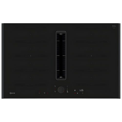 Neff V68AUX4C0 - Black 4 Zone Venting Hob - B energy