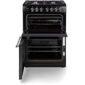 Rangemaster PROPL60DFFBL/C - Black/Chrome Dual Fuel Cooker - Double Oven - A Rated
