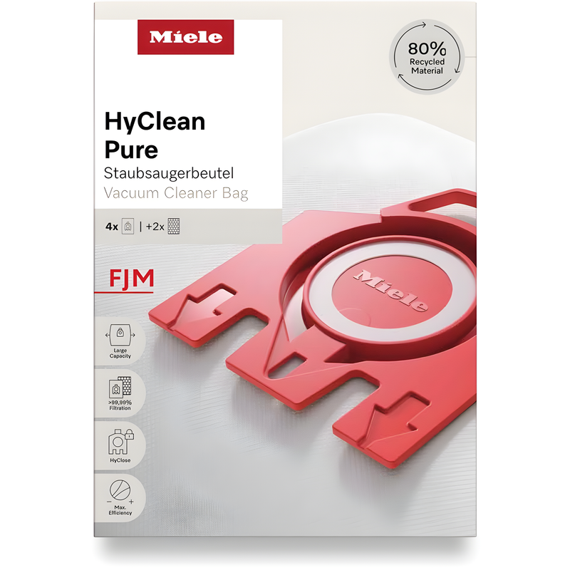 Miele HyClean Pure Standard FJM 2.0 - Vacuum Cleaner Bags - 6 Pack