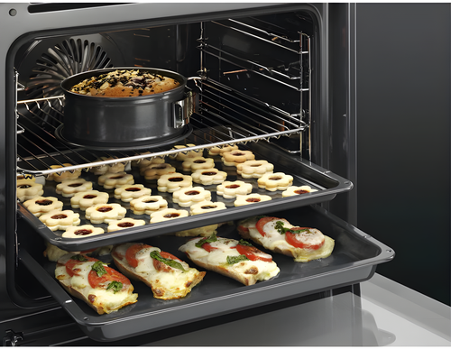 AEG BEX535A61M - Stainless steel Built in Electric Single Oven - Aqua cleaning - A+ energy