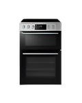 Midea MFO24EME4R118-SS - Stainless Steel 60cm Double Oven Freestanding Cooker - Ceramic Hob - A Energy