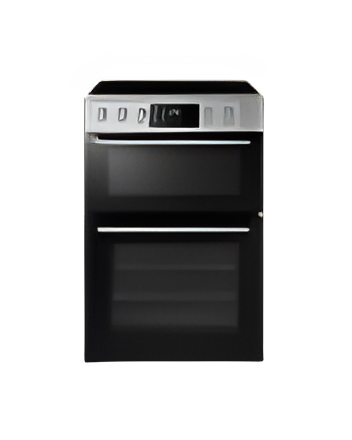 Midea MFO24EME4R118-SS - Stainless Steel 60cm Double Oven Freestanding Cooker - Ceramic Hob - A Energy