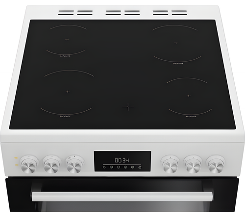Beko FDC6731W - White 60cm Freestanding Electric Ceramic Cooker - A Energy