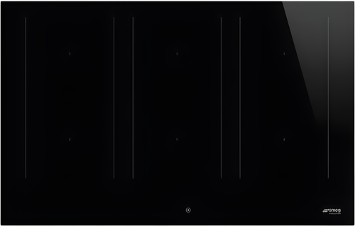 Smeg SIM3864D - Black 80cm Induction Hob - 6 Zones