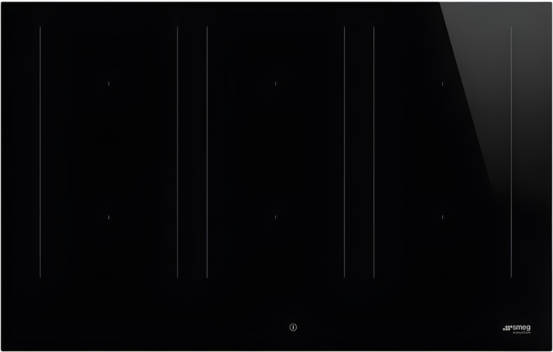 Smeg SIM3864D - Black 80cm Induction Hob - 6 Zones