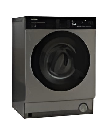 Teknix BITK2W1014X - Stainless Steel Washing Machine - 1400 RPM - 10KG Capacity