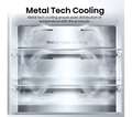 Hisense RQ5P470SAID - Stainless Steel American Fridge Freezer - 483L - D Energy Rating