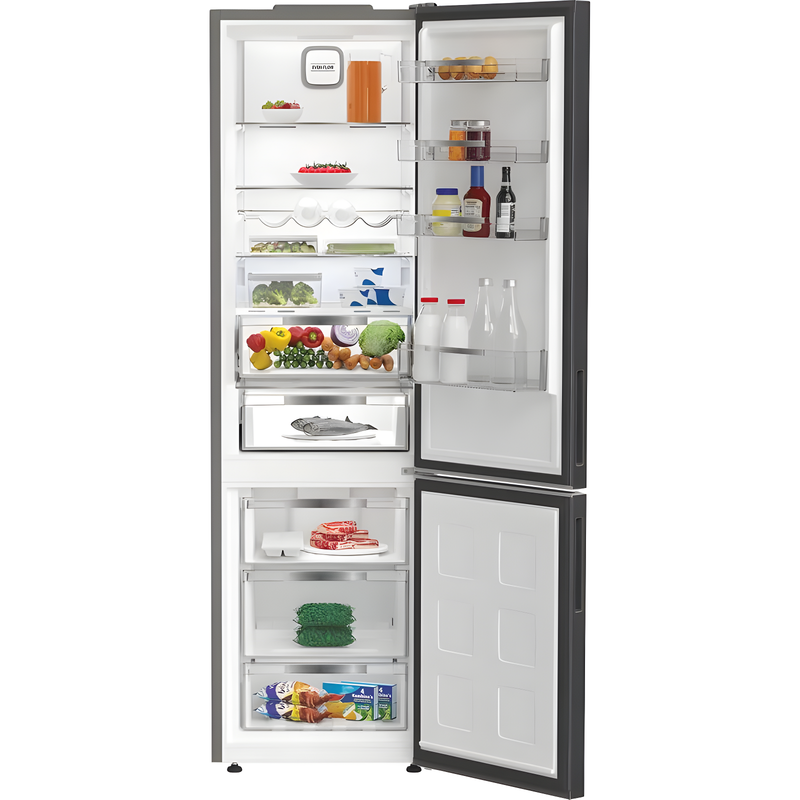 Hotpoint HPK 26403 XBR5UK - Manhattan Grey Fridge Freezer - 355L - 70/30 Split - D Energy Rating