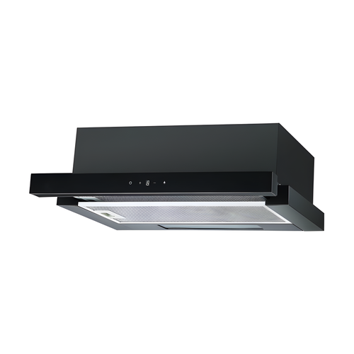 Cata UBSTH60BK.1 - Black 60cm Telescopic Extractor - 301m³/hr - C Energy