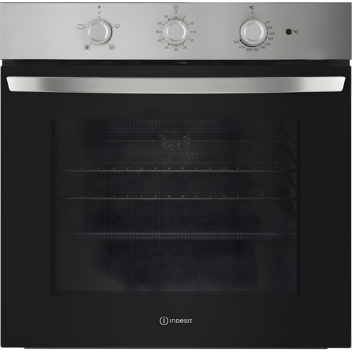 Indesit IO 233 X UK - Stainless Steel Single Oven - 66L - A Energy Rated