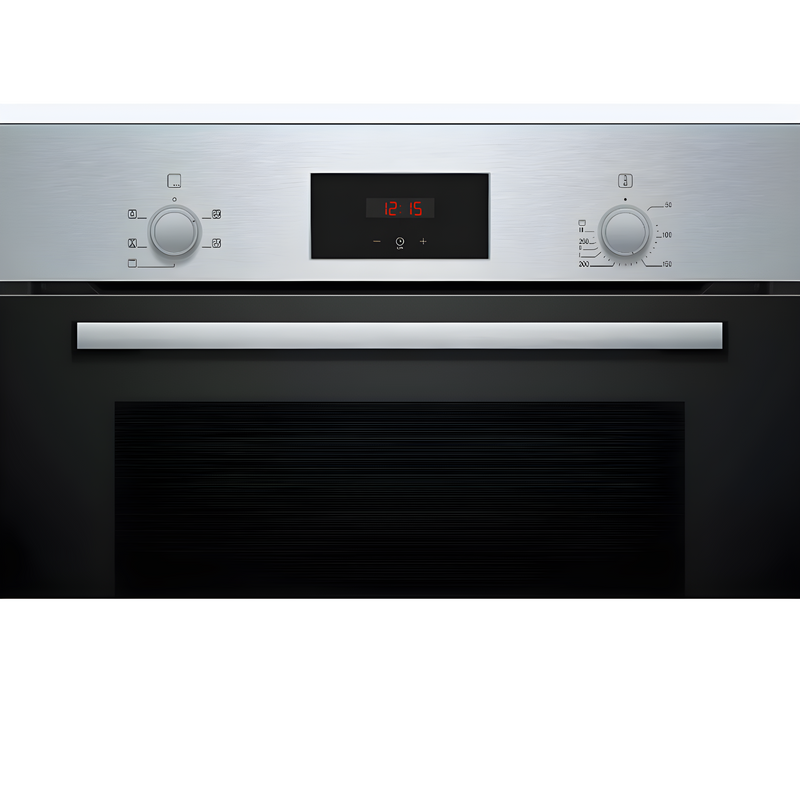 Bosch HHF113BR0B - Stainless steel Built in Electric Single Oven - A energy