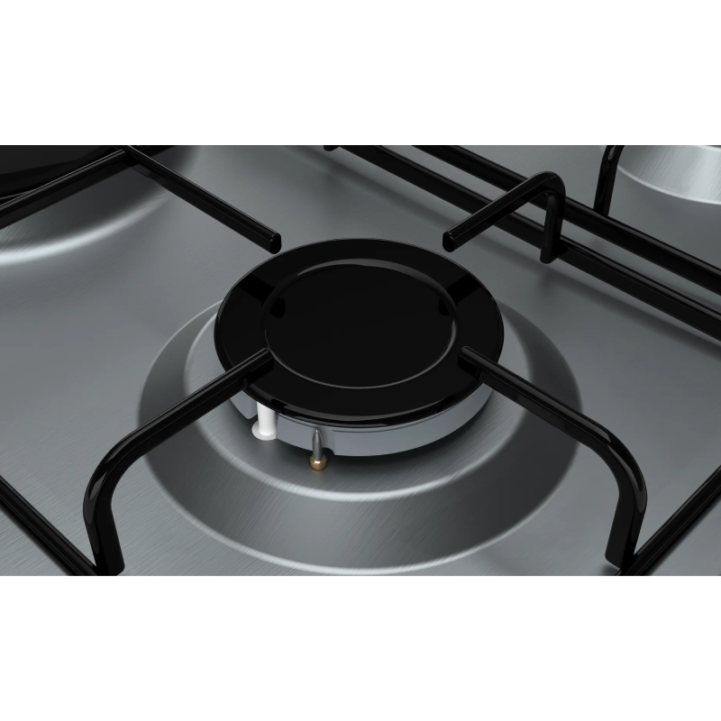 Bosch PBP6B5B80 - Stainless steel 4 Zone Gas Hob