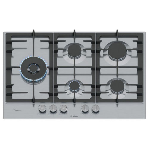Bosch PCS7A5I90 - Stainless Steel 75cm Gas Hob - 5 Burners