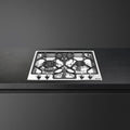 Smeg PGF64-4 - Stainless Steel 4 Burner Gas Hob - 62cm