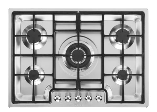 Smeg PGF75-4 - Stainless steel 5 Zone Gas Hob