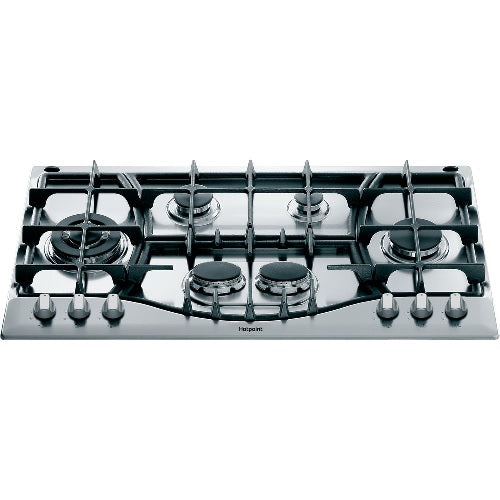 Hotpoint PHC 961 TS/IX/H - Stainless steel 6 Zone Gas Hob