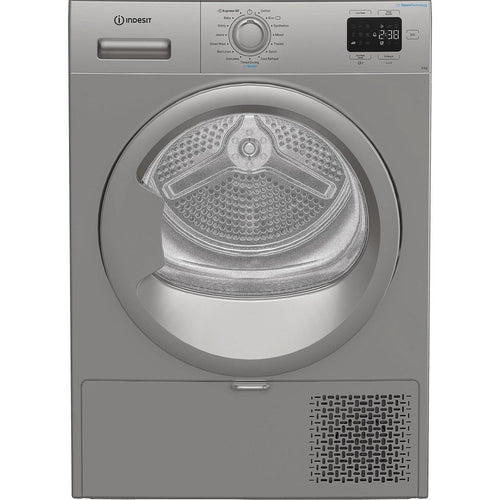 Indesit C YSD 82D SS UK - Silver 8KG Heat Pump Tumble Dryer - A+ Energy