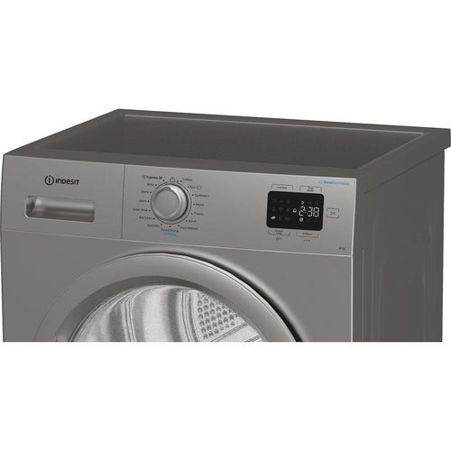 Indesit C YSD 82D SS UK - Silver 8KG Heat Pump Tumble Dryer - A+ Energy