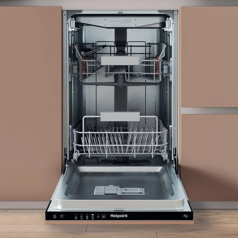 Hotpoint HP4ID11CS80UK - Slimline Built-In Dishwasher - 10 Place Settings - D Energy
