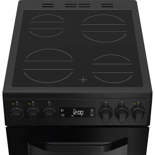 Hotpoint HDE5VDCB - Black 50cm Electric Cooker - Ceramic Hob - A Energy